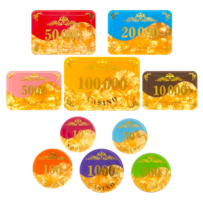 亚克力三层金彩法国码B.铝箱套码