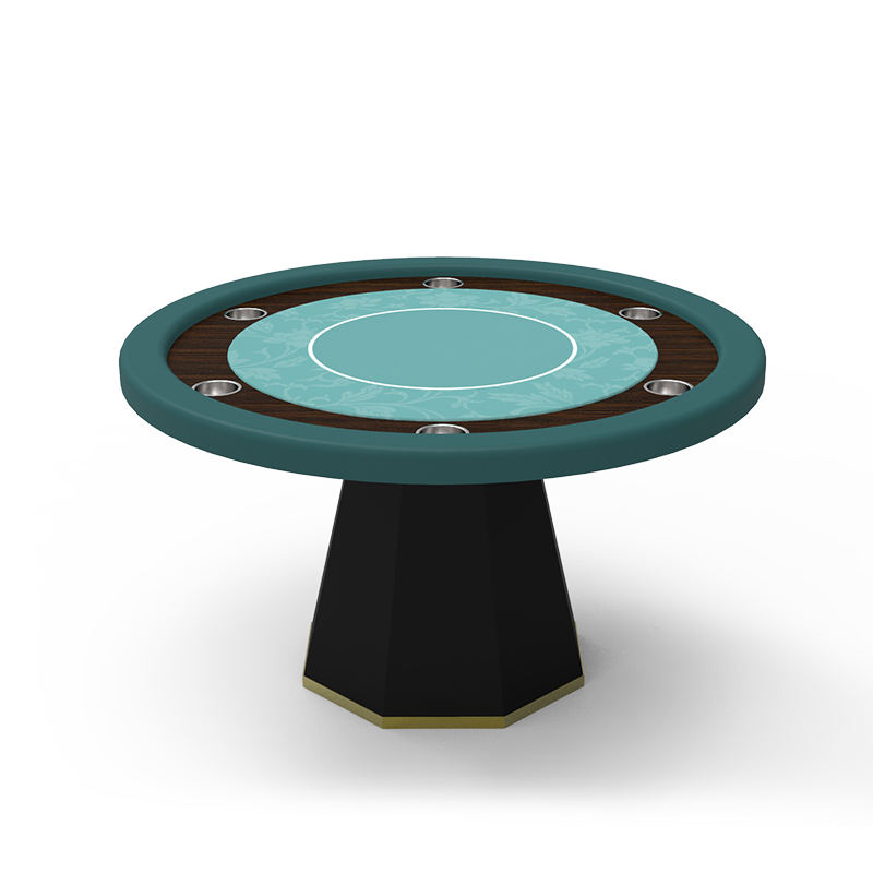 高级德州扑克桌沙漏木底赌博德州扑克桌