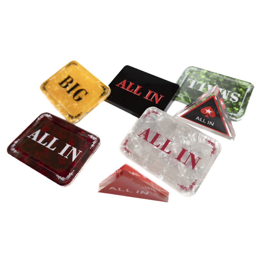 亚克力德州扑克ALL IN牌